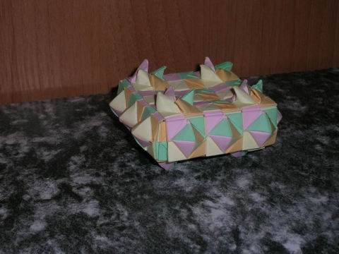Caja con lazos