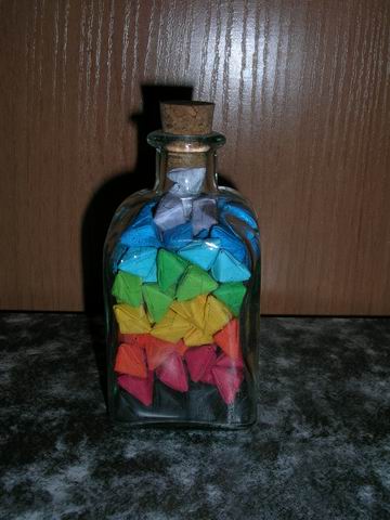 Arco iris embotellado