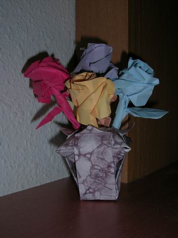 Jarrón con flores