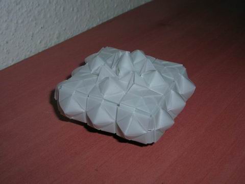 Caja en hielo de papel