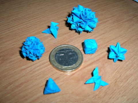 Miniaturas en azul