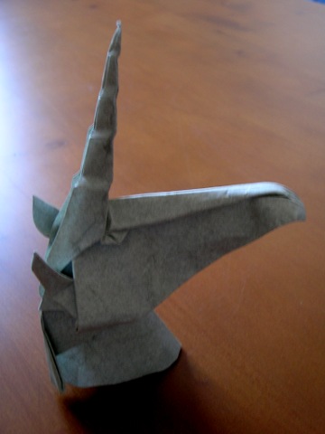 Cabeza de unicornio