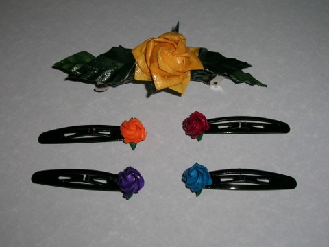 Pasadores con rosas