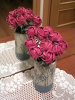Jarrón con rosas